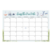 Gissa förfallodatumet under babyspelet Sea Baby Sh