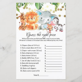 Gissa högernas prisa babyvisningsspel