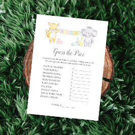 Gissa Högernas Prisa spelkort för Baby Sprinkle