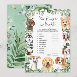 Gissa Högernas Prisa spelkort för marionettbabybab Inbjudningar