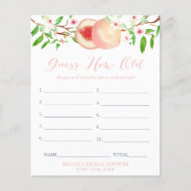 Gissa hur gammal bruden är på foto Bröllopsduschsp