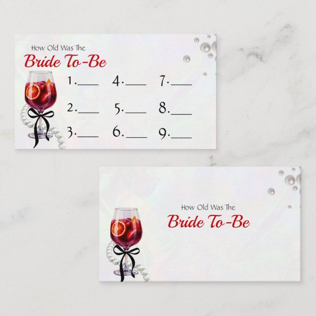 Gissa hur gammalt kort för svarstid på spel som sk (Fram/baksida)