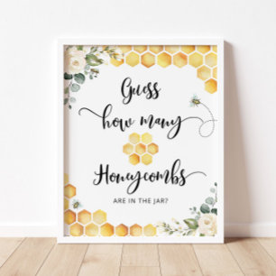 Gissa hur många bikakor som finns i burk poster