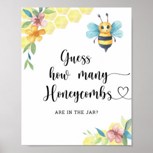 Gissa hur många bikakor som finns i burk poster