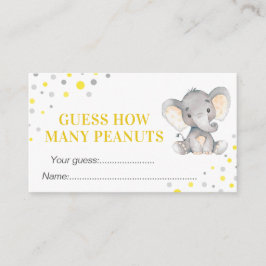 Gissa hur många bonuts Baby Shower Birthday Game Tilläggskort