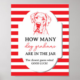 Gissa hur många hundgrahams danska mönster spelsky poster
