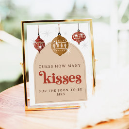 Gissa hur många Kisse Retro Bauble-Möhippan är Poster