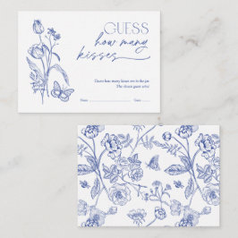 Gissa hur många Kisses Blue-Möhippa-spel Tilläggskort