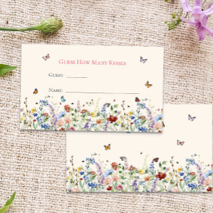 Gissa hur många Kisses Bohemian Wildblommor Tilläggskort