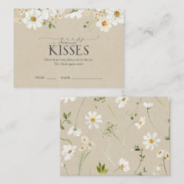 Gissa hur många Kisses Daisy Möhippa-spel Tilläggskort