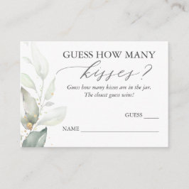 Gissa hur många Kisses Greenery-spelkort Tilläggskort