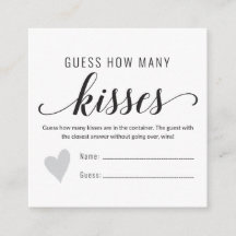 Gissa hur många kisses-möhippa-spel