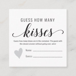 Gissa hur många kisses-möhippa-spel tilläggskort