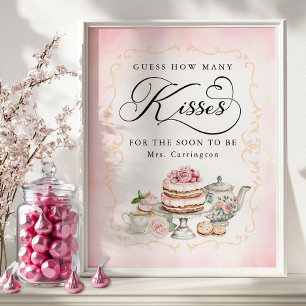 Gissa hur många Kisses Möhippa-tecken som ska anvä Poster