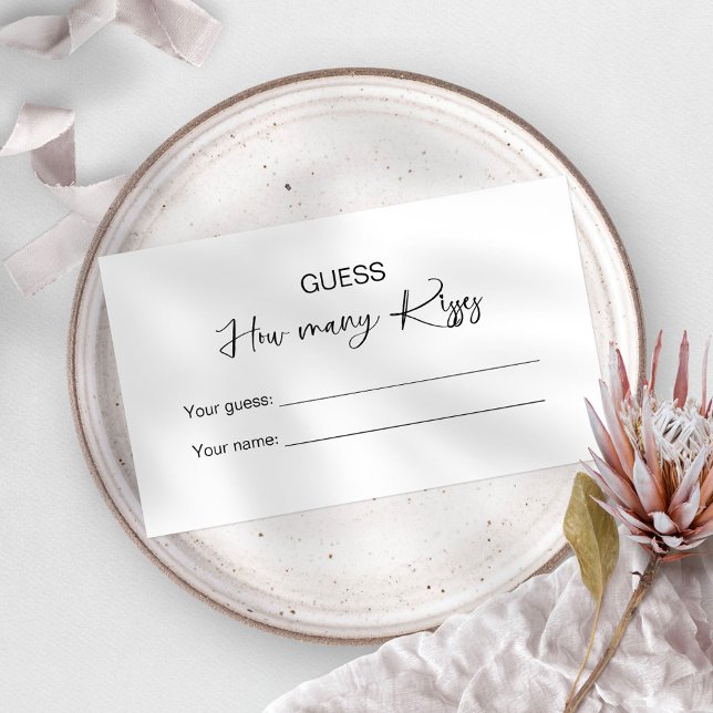 Gissa hur många Kisses-Möhippor som spelas Tilläggskort (Skapare uppladdad)