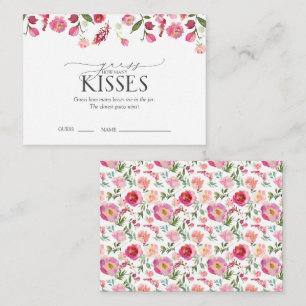Gissa hur många Kisses Rosa Möhippa-spel Tilläggskort