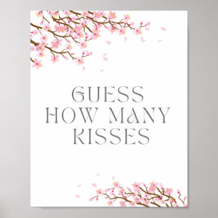Gissa hur många Kisses-skyltar för Möhippa Poster