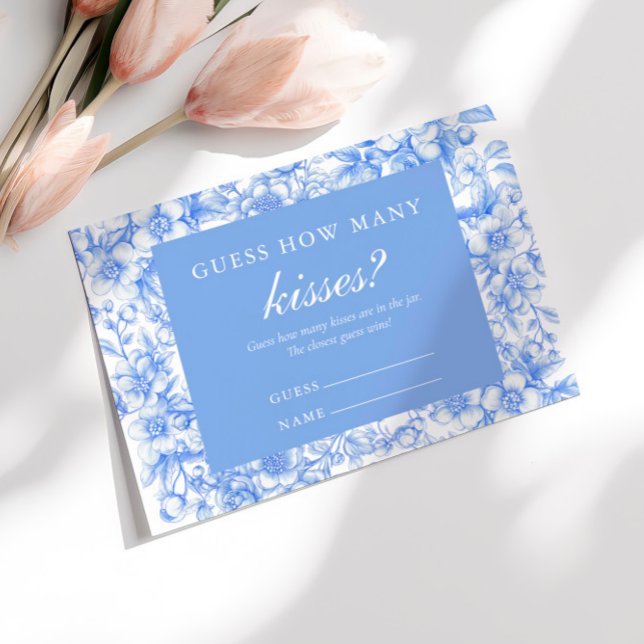 Gissa hur många Kisses som spelar något blått Tilläggskort (Skapare uppladdad)