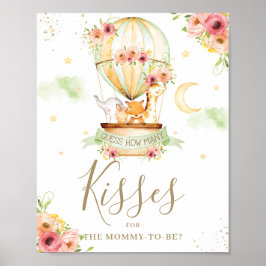 Gissa hur många Kisses-spelsignaturens Luftballong Poster