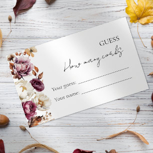 Gissa hur många Kork Burgundy Fall Möhippa Tilläggskort