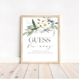 Gissa hur många Löv för Blommigten Spelsignatur fö Poster