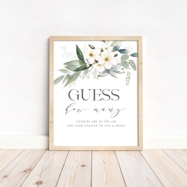 Gissa hur många Löv för Blommigten Spelsignatur fö Poster (Skapare uppladdad)