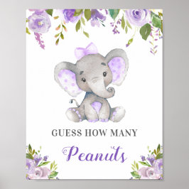 Gissa hur många peanuts-elefant-babyskor som spela poster