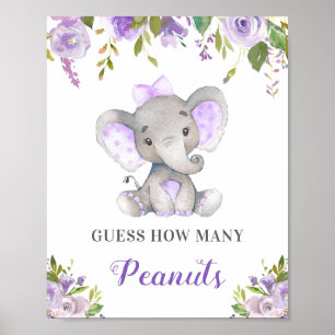 Gissa hur många peanuts-elefant-babyskor som spela poster