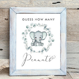 Gissa hur många peanuts-elefant-babyskor som spela poster