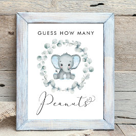 Gissa hur många peanuts-elefant-babyskor som spela poster