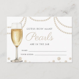 Gissa hur många Pearls Prosecco-Möhippor som spela Tilläggskort