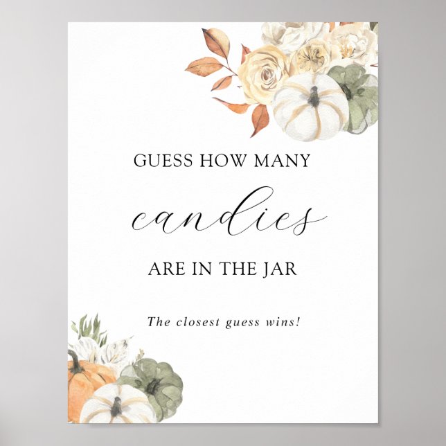 Gissa hur många som finns i Burk-Poster Poster (Framsidan)