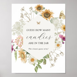 Gissa hur många som finns i Burk-spelets spel Poster