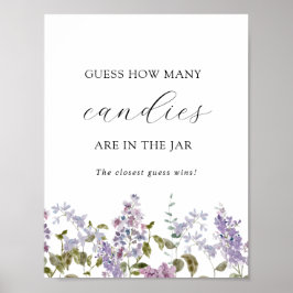 Gissa hur många som finns i Burk-spelets spel Poster