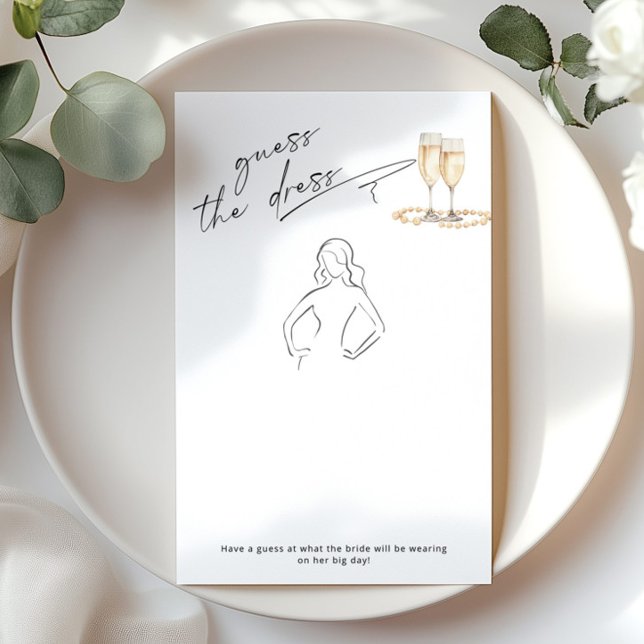 Gissa klänningen Minimalist Pearls och Prosecco (Skapare uppladdad)
