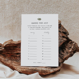 Gissa matchen Åldersbabystövel Tilläggskort