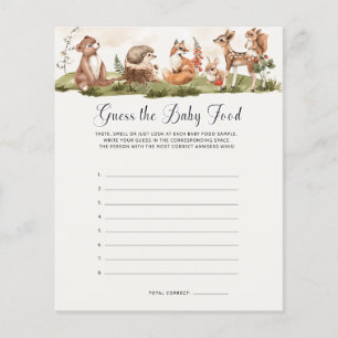 Gissa matchen för Baby Food Baby Shower