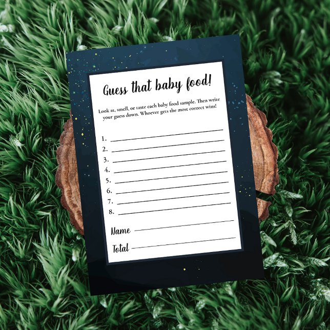 Gissa matchen för matbabybabyn i Baby Inbjudningar (Skapare uppladdad)