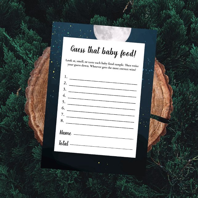 Gissa matchen för matbabybabyn i Baby Inbjudningar (Skapare uppladdad)