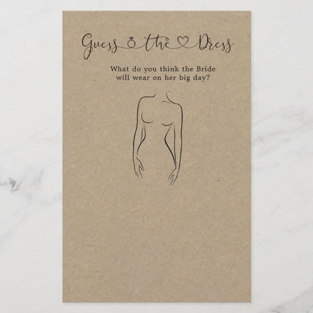 Gissa Möhippan Dress Brevpapper (Framsida)