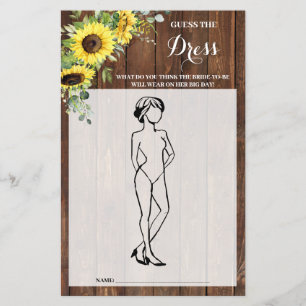 Gissa Möhippans spelkort för Dress-solblommor Flygblad