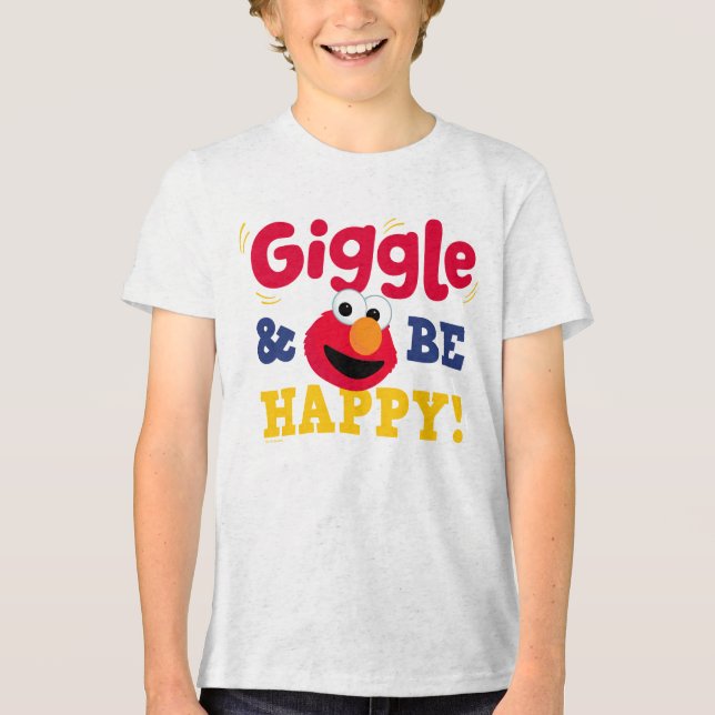 Gissa och var glad Elmo T Shirt (Framsida)