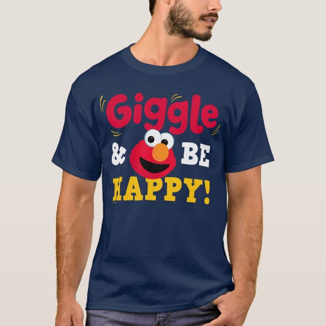 Gissa och var glad Elmo T Shirt (Framsida)