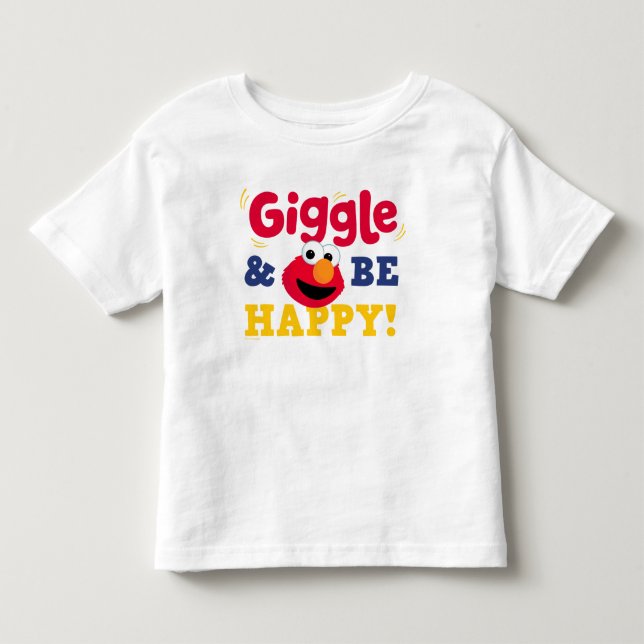 Gissa och var glad Elmo T Shirt (Framsida)