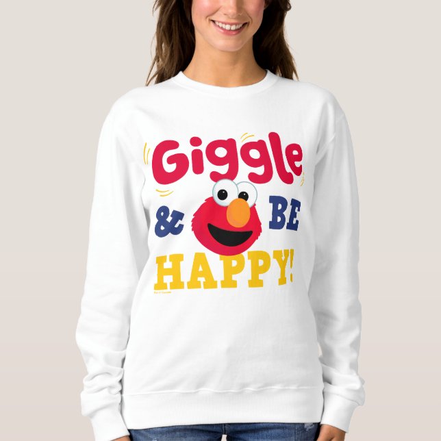 Gissa och var glad Elmo T Shirt (Framsida)
