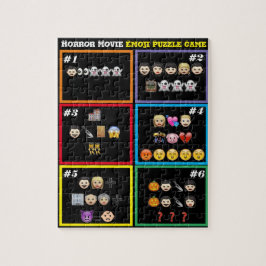 Gissa skräckfilmen Emoji Puzzle Game Pussel