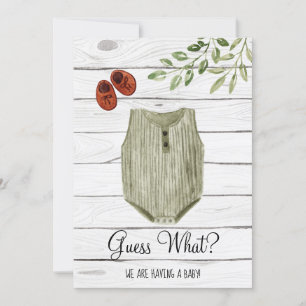 Gissa vad Boho Baby Trasa  Baby-meddelande