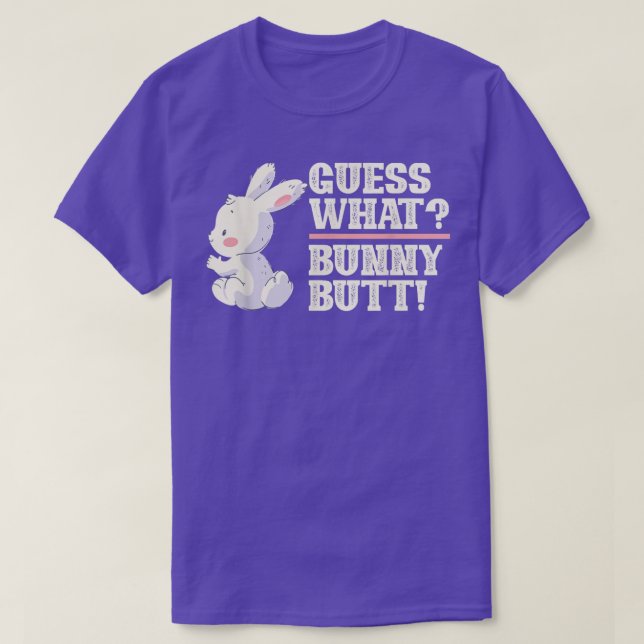 Gissa vad Bunny Butt Påsk Day Funny Rabbit Boys T Shirt (Design framsida)