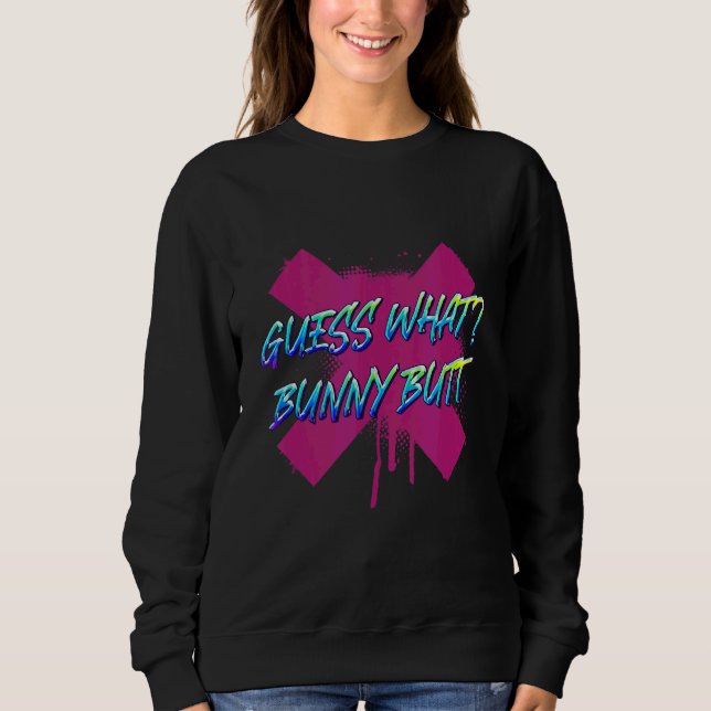 Gissa vad Bunny Butt Rabbit Sarcasm 1 T Shirt (Framsida)