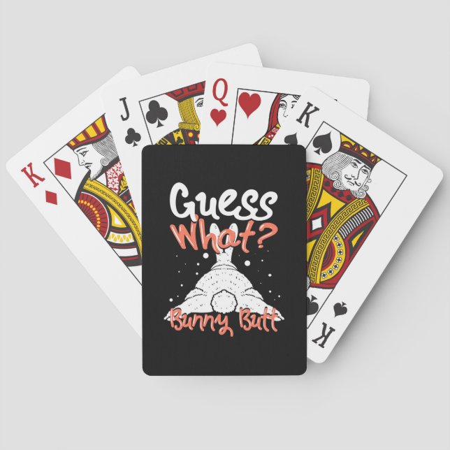 Gissa vad Bunny Rabbit Casinokort (Baksidan)
